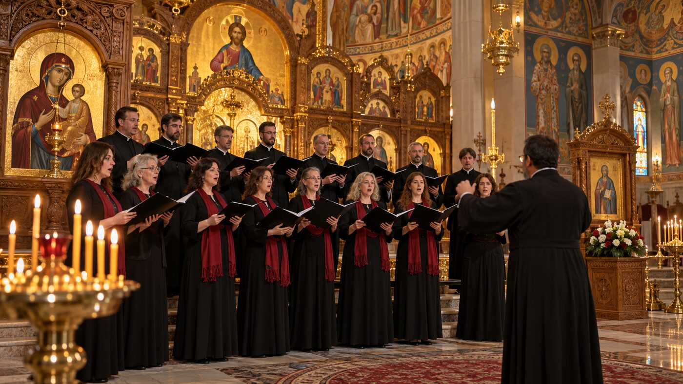Srpski pravoslavni hor na jubileju u St. Louisu